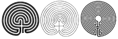 Figure 2 three labyrinths
