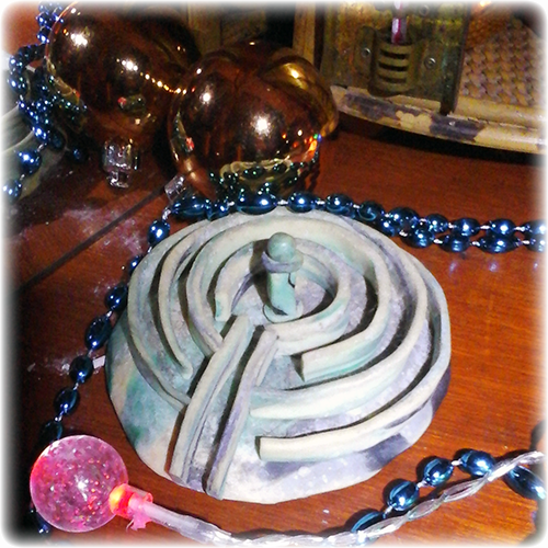 Picture of Glow in the Dark Labyrinth Ornament