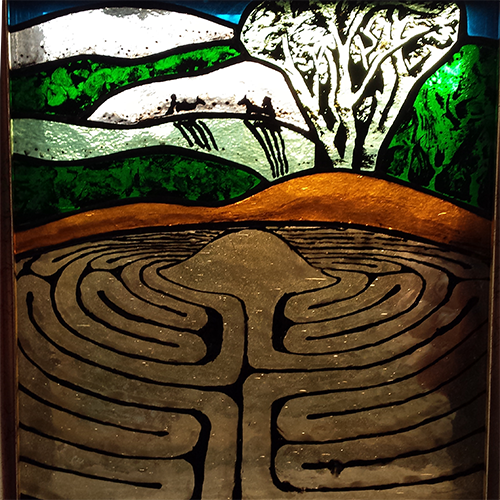 Picture of Stained Glass Labyrinth
